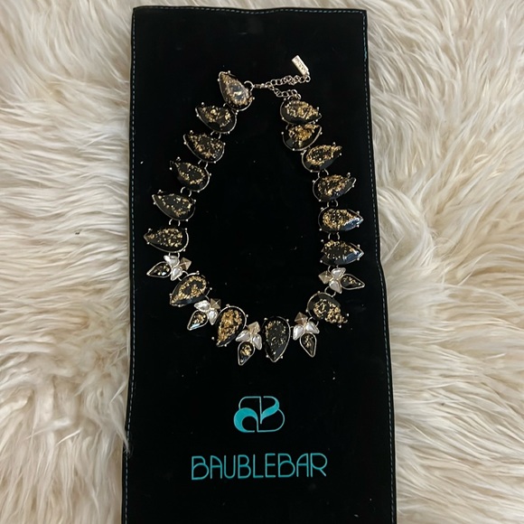 Baublebar necklace in gold and black - Picture 1 of 4